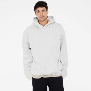 Pulls à capuche à manches longues très vendus, couleur unie personnalisée, vêtements de rue d'hiver, 100% coton, broderie - Product Image 1