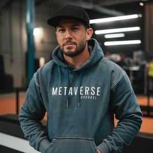 Sweat à capuche pour hommes en coton mélangé lourd de qualité supérieure Puff Printed Thermal Luxury Pullover Hoodies Custom Embroidered Winter - Product Image 3