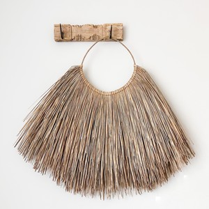 ศิลปะแขวนผนังหญ้าชนิตธรรมชาติสําหรับห้องนั่งเล่นโฮมออฟฟิศเป็นมิตรกับสิ่งแวดล้อมฟางหญ้าทะเลแขวนผนัง - Product Image 1