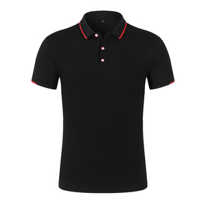 220gsm coton élasthanne de haute qualité logo OEM personnalisé séchage rapide respirant confortable hommes femmes unisexe T-shirt à col pour hommes - Product Image 6