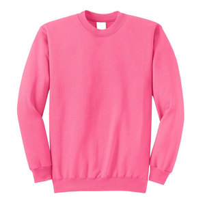 Hommes unisexe pulls basique col rond manches sweats coton pull adulte décontracté lâche bas hauts vêtements sweats - Product Image 1