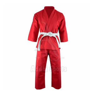 Trajes de karate de tela ligera personalizada Producción OEM de uniformes de artes marciales para niños y adultos - Product Image 1