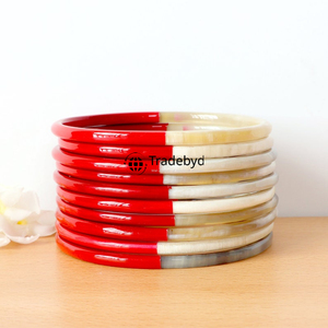 Pulseras de Cuerno Hechas a Mano de Lujo, Calidad Premium, Naturales, Unisex, Conjunto de Pulseras Elegantes, Joyería Tradebyd - Product Image 1