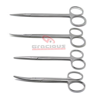 Tijeras de instrumentos quirúrgicos manuales de acero inoxidable de alta calidad Excelente servicio OEM disponible - Product Image 2