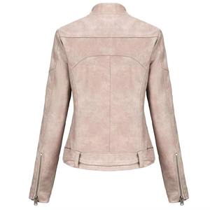 Vestes en cuir pour femmes à bas prix Vestes en cuir véritable personnalisées à la mode en vrac pour femmes - Product Image 2