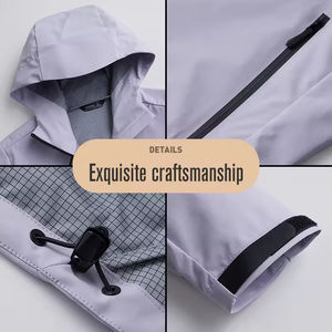 Veste de pluie imperméable pour la randonnée en plein air la pêche coupe-vent respirant léger personnalisé OEM hommes manteaux vente en gros - Product Image 5