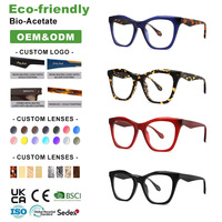 Montures de lunettes en bio-acétate de qualité supérieure, fabricant d'articles de vue écologiques, OEM ODM
