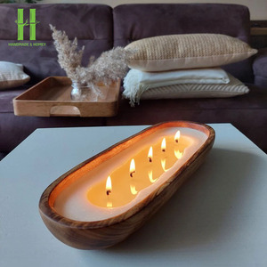 Bol en bois naturel de haute qualité, personnalisé, best-seller, décoration vintage pour la maison, décorations de Noël et de Pâques, cadeaux OEM - Product Image 1