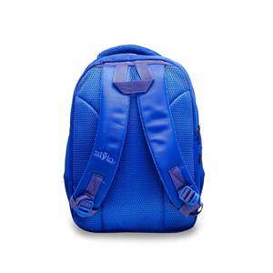 Blue <b>Kids</b> <b>Backpack</b> P85382 Fashionable Anti-Theft Waterproof Oxford Material Geometric Candy Pattern Girls' Style Nylon Zipper - Product Image 1