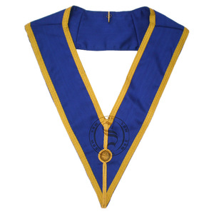 Craft Provincial Full Dress Collar Freemasonry Regalia Collar con recorte para uniformes masónicos - Product Image 1