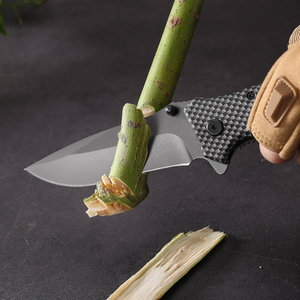 Cuchillo plegable personalizable de nuevo diseño con mango de madera de Olivo de aluminio para acampar pesca OEM compatible con cantidad a granel - Product Image 2