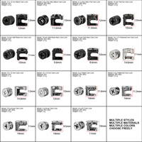 Muestra Gratuita de Conector Metálico Personalizado de 40 mm, Cerrojo de Zinc para Puertas de Garaje y Armarios