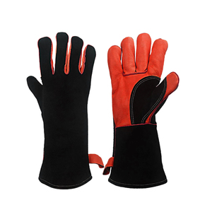 Los mejores guantes de soldadura de cuero personalizados Gun Palm EN VENTA Nueva marca de fábrica Guantes de cuero de piel de cabra de piel de oveja para hombres - Product Image 5
