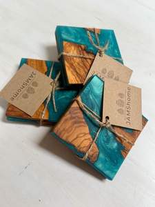 ชุดจานรองแก้วไม้ทำมือแบบคลาสสิก สำหรับเครื่องดื่มร้อนและเย็น ทนทาน เป็นมิตรกับสิ่งแวดล้อม ทำจากไม้ธรรมชาติ สำหรับชาและกาแฟ - Product Image 6