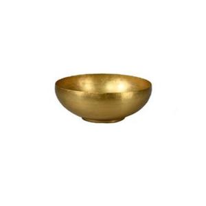 Bol de service en laiton magnifiquement détaillé pour des accents décoratifs et servir de la nourriture dans des intérieurs classiques et modernes - Product Image 5
