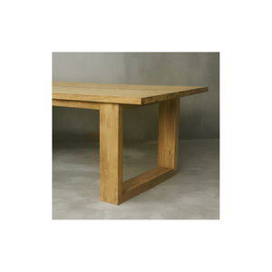 Solid Natural <b>Wood</b> Dining Table with Unique <b>Wood</b> Grain Pattern and Organic Shape Home Furniture for Warmth and Elegance - Product Image 5