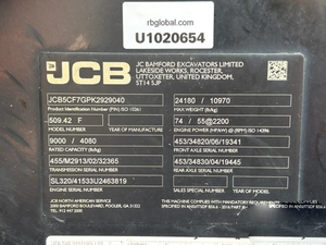 2019 509-42 Used Telehandler Heavy Lifting Equipment Wholesale for Sale - Product Image 2