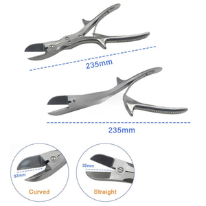 กรรไกรตัดกระดูกแบบสองข้อต่อทางศัลยกรรมกระดูกและข้อ แบบตรงและโค้ง สำหรับผ่าตัด ผลิตโดย Surgiright - Product Image 6