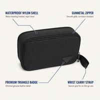 Sac de toilette sport à double fermeture éclair pour la salle de sport, la natation, la vestiaire et les essentiels de voyage pour la douche