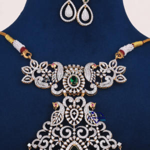 Diseño personalizado de Plata de Ley 925, bonito collar de fiesta mejorado con corte redondo, conjunto de joyas de diamantes de moissanita para mujer - Product Image 3