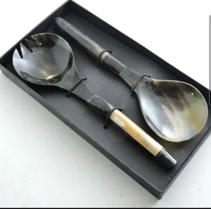 Cuillère en corne de buffle de haute qualité, polie miroir, écologique, pour servir le thé, le café et les aliments lors de mariages et de fêtes - Product Image 3