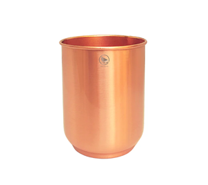 Gobelet en cuivre de santé ayurvédique de 200ml pour l'eau potable 10cms brillant polonais pour les fêtes - Product Image 6