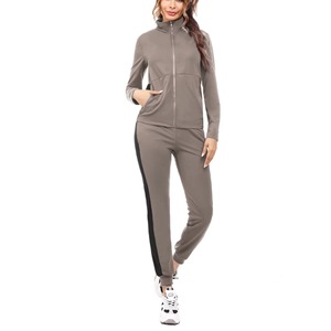 Nuevo Diseño Transpirable Personalizado de Conjunto Deportivo de Invierno para Mujer, Algodón Poliéster Grueso Ecológico de Secado Rápido para Correr y Entrenar - Product Image 1