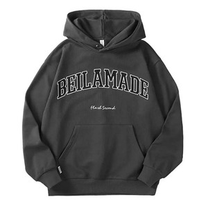 Sweats à capuche de poche de haute qualité avec broderie de lettres-Sweats à capuche pour hommes nouveau style noir - Product Image 4