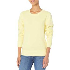 เสื้อสเวตเตอร์คอกลมผ้าฝ้ายธรรมดาปักลายเสื้อกีฬา - Product Image 5
