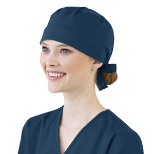 Gorro Quirúrgico Absorbente de Sudor con Logotipo Personalizado, Tela Jersey de Spandex/Poliéster, Gorros de Enfermera para Mujer con Cola de Caballo, Talla Ajustable para Doctoras - Product Image 2