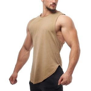 Low Price <b>Men</b> Tank Top Breathable Tank Top Light Weight Best Selling 2025 <b>For</b> Adults gym <b>singlets</b> 100% cotton fabric - Product Image 3