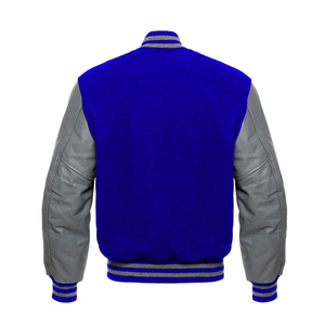 Veste universitaire en laine de haute qualité pour homme sur mesure 2025, col montant avec logo frontal, taille plus, veste d'hiver imperméable tissée enduite - Product Image 2