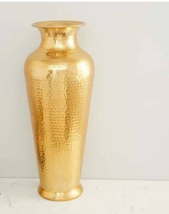 แจกันโลหะเคลือบทองสไตล์อาร์ตเดโคสุดหรู ทำด้วยมือ สำหรับตกแต่งบ้านภายใน ใช้บนโต๊ะ พร้อมขนาดที่ปรับแต่งได้ - Product Image 3