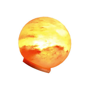 Natural Himalayan Pink Salt Sphere Lamp Hand Carved Crystal Rock Salt Ball Night <b>Light</b> for Bedroom Decor - Product Image 2