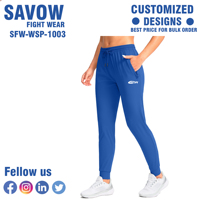 Pantalon de jogging pour femme personnalisé en molleton ultra-doux 100% polyester, avec poches, cordon de serrage, respirant et à séchage rapide