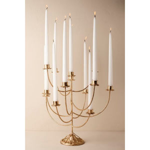 Bougeoir de couleur noire au design merveilleux bougeoir de luxe en métal à base de bois de qualité pour le ramadan bougeoir de décoration intérieure - Product Image 5