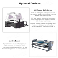 Machine de découpe laser DTF commerciale haute précision 9070 900x700mm pour film DTF, étiquettes en TPU, étiquettes de lavage et d'entretien