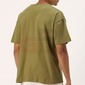 T-shirt surdimensionné de qualité supérieure chemise facile à porter pour hommes T-Shirt léger chemise de couleur unie T-shirts surdimensionnés décontractés - Product Image 2