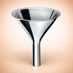 กรวยเคลือบทองพร้อมด้ามจับเพื่อการถ่ายโอนของเหลวที่แม่นยำ ปราศจากการหก ดีไซน์หรูหรา เหมาะสำหรับใช้ในครัว บาร์ และบ้าน - Product Image 5