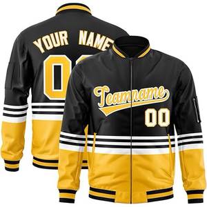 Su propio logotipo de marca de diseño/imagen personalizada en cualquier lugar hombres mujeres DIY chaqueta de cuello alto de moda chaqueta nueva de moda - Product Image 1