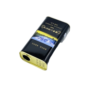 Boîte en fer blanc de 1,2 litre de qualité alimentaire pour huile comestible, rectangulaire, pour huile d'olive, avec couvercles en plastique et impression offset - Product Image 3