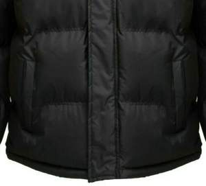 แจ็กเก็ตขนเป็ดกันน้ำแบบซิปกลับด้านได้สำหรับทุกเพศทรงหลวมสไตล์วินเทจ - Product Image 3