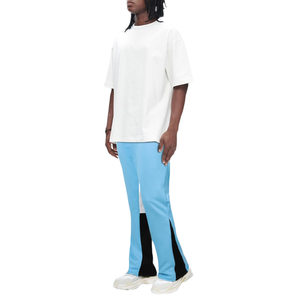 <b>Men's</b> Custom Breathable High Quality Casual Flared Sweat Pants Patchwork Drawstring Waistband <b>Flare</b> Sweatpants for <b>Men</b> - Product Image 5