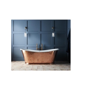 Baignoire en cuivre de la meilleure qualité avec construction artisanale de qualité supérieure et finition antique riche pour une utilisation prolongée - Product Image 3