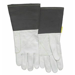 Gant de soudeur TIG MIG en cuir de chèvre extrêmement résistant à la chaleur de qualité supérieure avec doublure en Kevlar dans des conditions d'incendie difficiles - Product Image 2