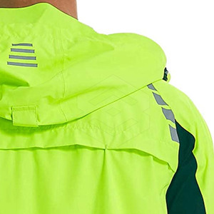 Chaqueta cortavientos con cremallera y cuello levantado para hombre personalizada OEM Chaqueta cortavientos con tarifa de venta completa - Product Image 6