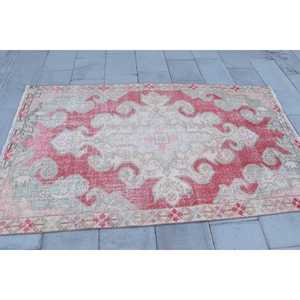 พรมตุรกีวินเทจขนาด 4.2x7.1 ฟุต พรมปูพื้น พรมแดงสไตล์โอเรียนทัล - Product Image 3