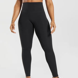 Shorts Deportivos de Mujer al Por Mayor, Personalizados, de Alta Calidad, en Spandex y Nailon, Transpirables, de Cintura Alta, Sin Costuras, con Cintura Elástica, para Gimnasio - Product Image 1