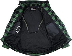 Moto pour chemise en flanelle respirante, coupe-vent d'hiver, conçue pour la conduite en ville, protection, look décontracté élégant, attrait moderne - Product Image 5