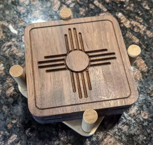 Hot Selling Walnut Coaster Wood <b>Slice</b> <b>Wooden</b> Coaster Laser Engraving Logo - Product Image 1